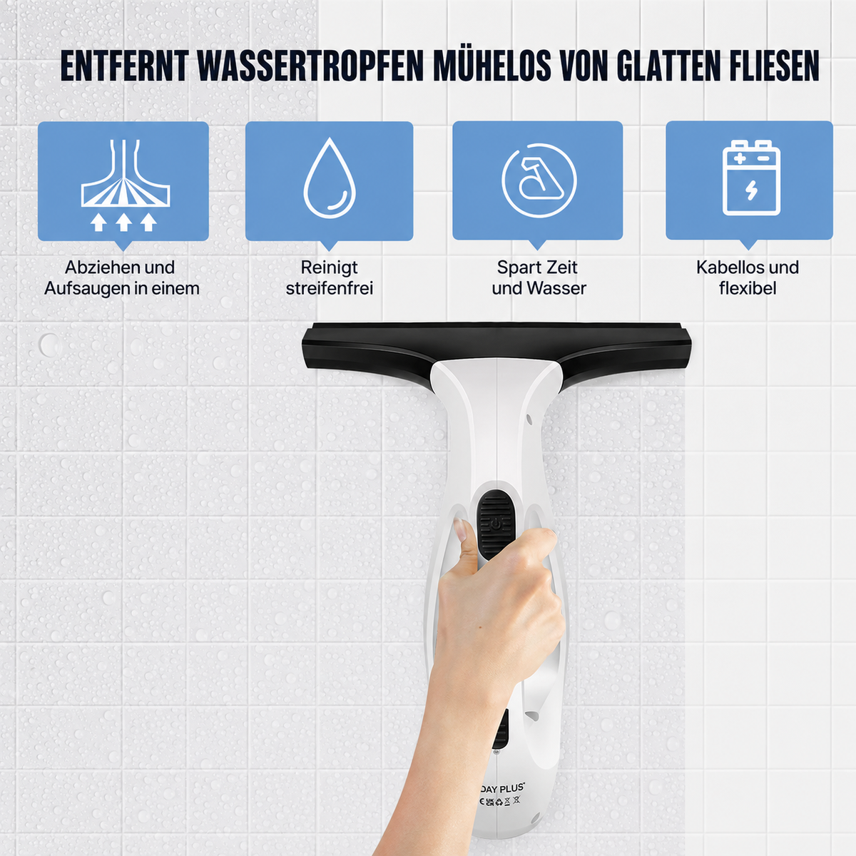 KABO ClearView – Akku-Fenstersauger