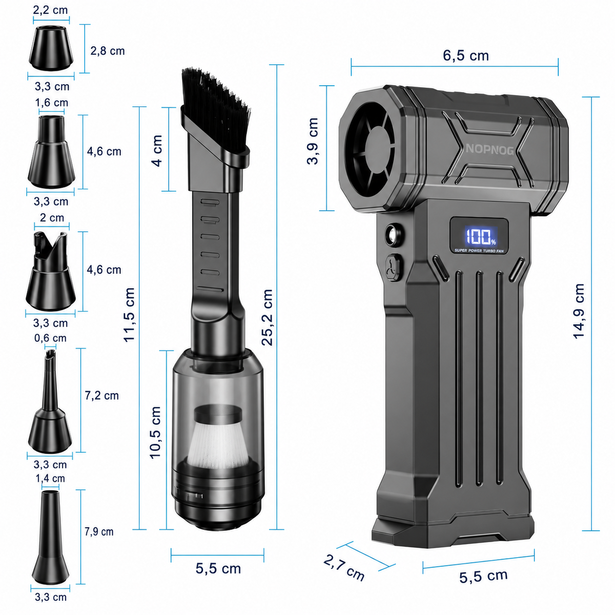 KABO TurboAir – Akku-Turbo-Blower