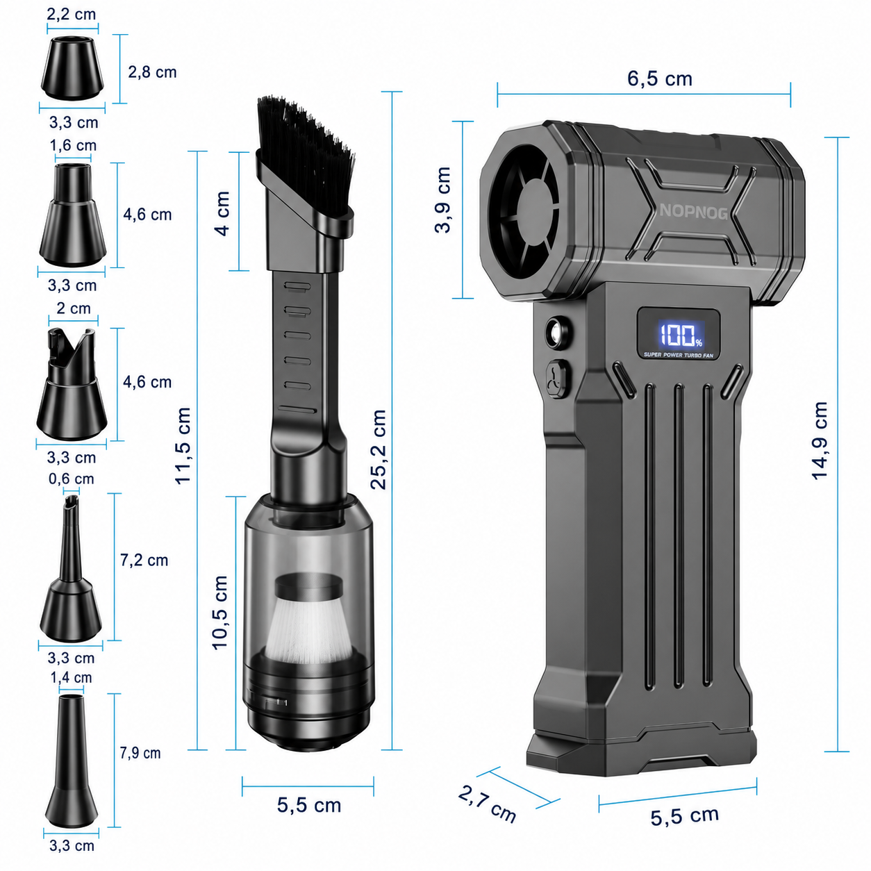 KABO TurboAir – Akku-Turbo-Blower