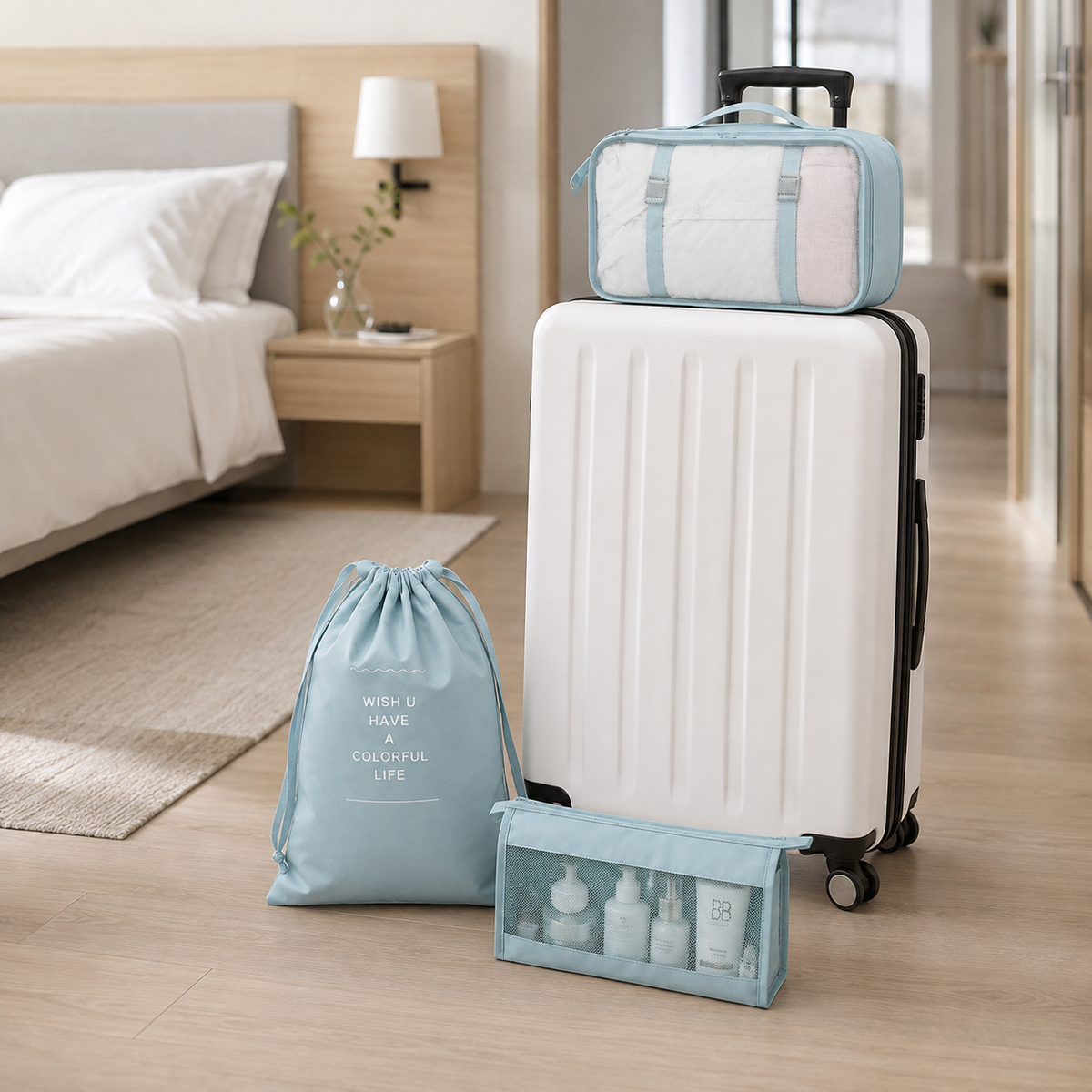 KABO PackSmart – 8-teiliges Koffer-Organizer-Set