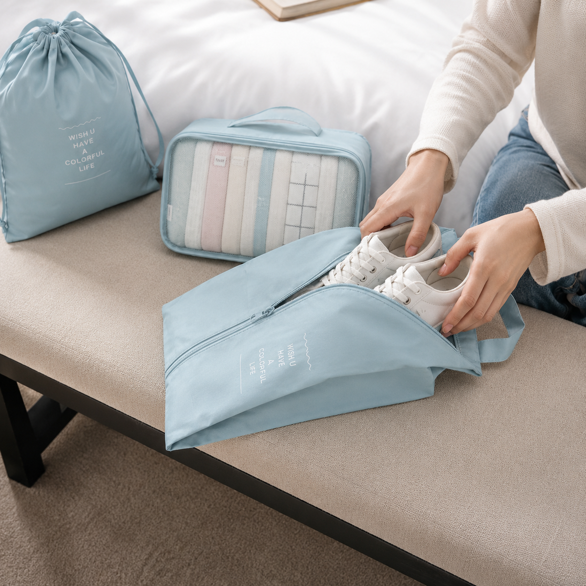 KABO PackSmart – 8-teiliges Koffer-Organizer-Set
