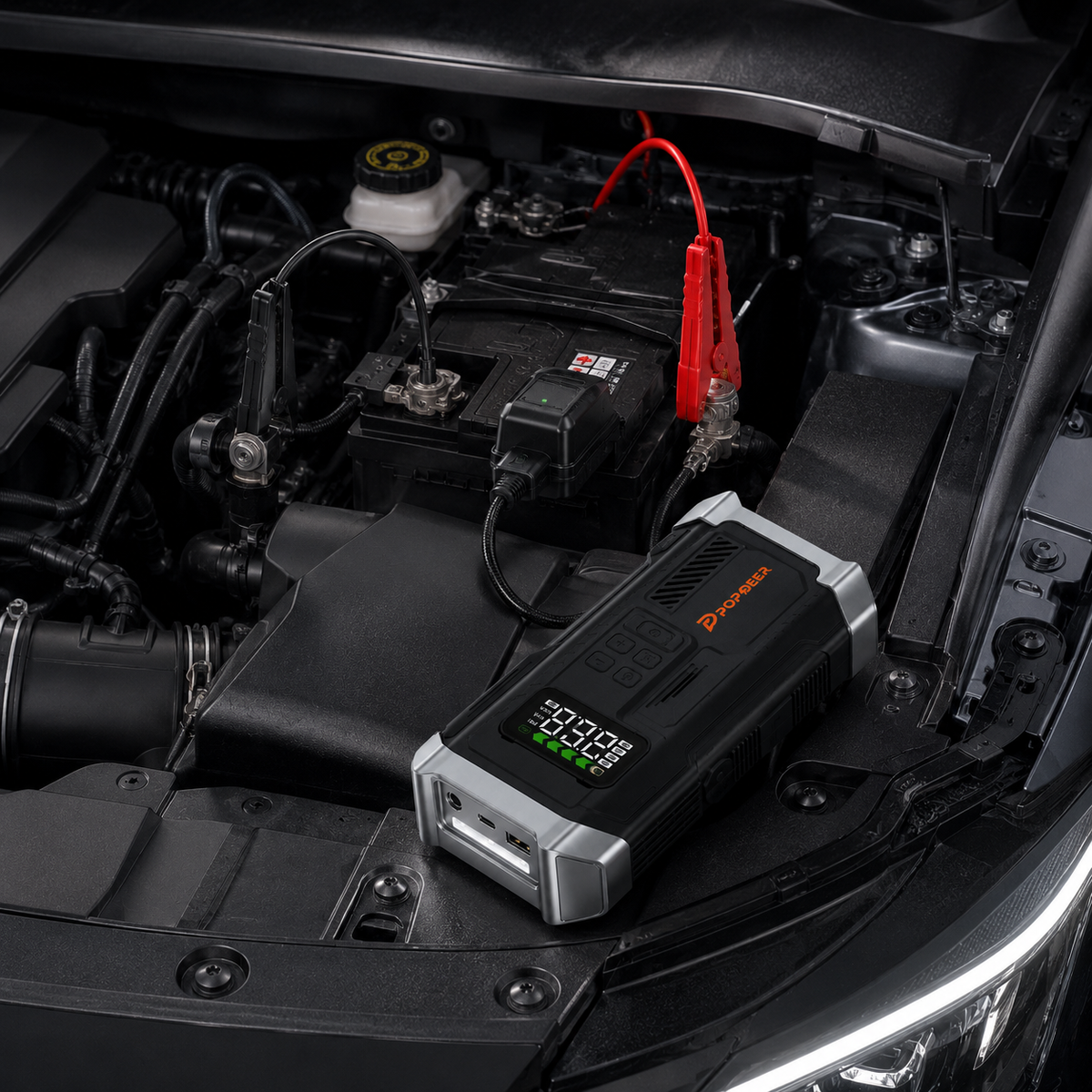 KABO RoadBoost – 4-in-1 Starthilfe & Reifenkompressor
