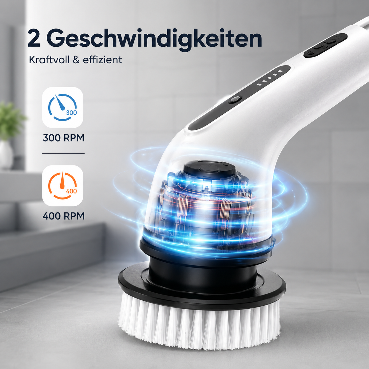 KABO SpinClean – Akku-Reinigungsbürste